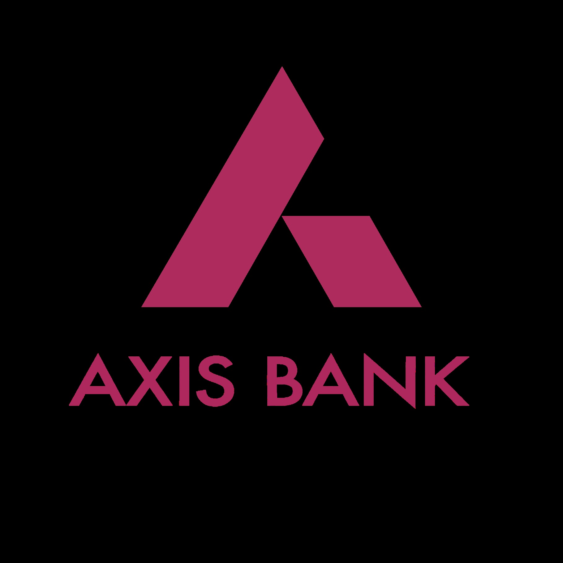 Axis Bank logo in transparent PNG and vectorized SVG formats